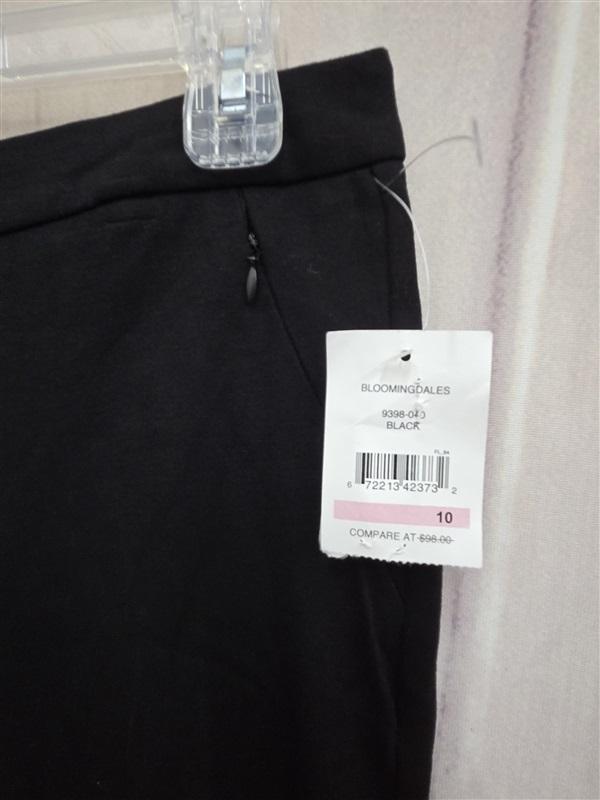 NWT Essentials Sioni 10 Skinny Trouser Pants Black 130685