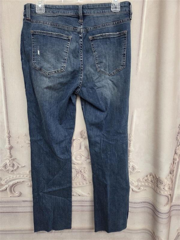 NWT Pistola 30 High Rise Jeans Distressed Blue Denim Surrender 130686