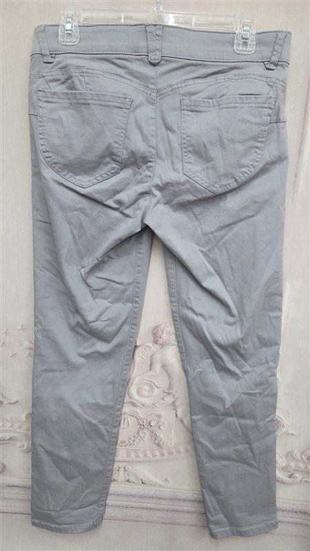 NWT Democracy 8 "Ab"solution Ankle Skimmer Gray Jeans 130689