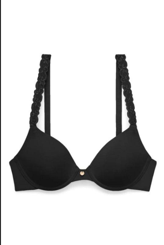 PO Natori 32C Sheer Lace Plunge Bra 731088 Aqua Green 130702