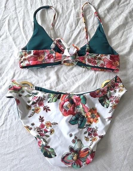 NWT Becca Virtue Emma Ring Bikini S Top M Bottom Swimsuit 130703