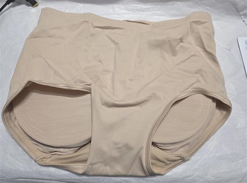 NWT Miraclesuit M Booty Boost Control Briefs 2834 Beige 130715