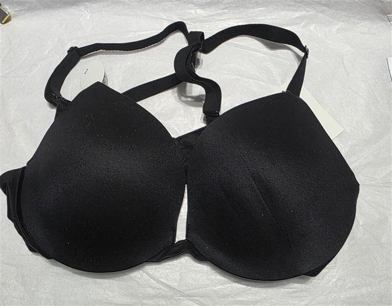 NWT Wacoal 32C Subtle Sensuality Plunge Contour Push Up Bra 853272 Black 130717