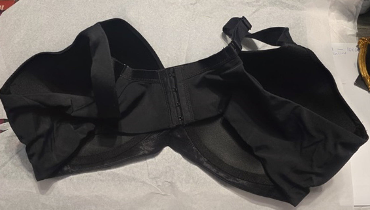 NWOT Leading Lady 42D Brigitte Classic Wirefree T-Shirt Bra 5225 Blk 130718