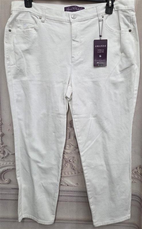NWT Gloria Vanderbilt 16W Short Amanda Tapered Leg Classic Rise 130721