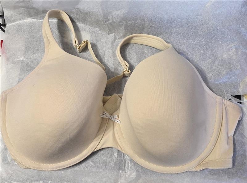 NWOT Lingerie Cacique 46C Ivory T-Shirt Bra Lightly Lined 130724