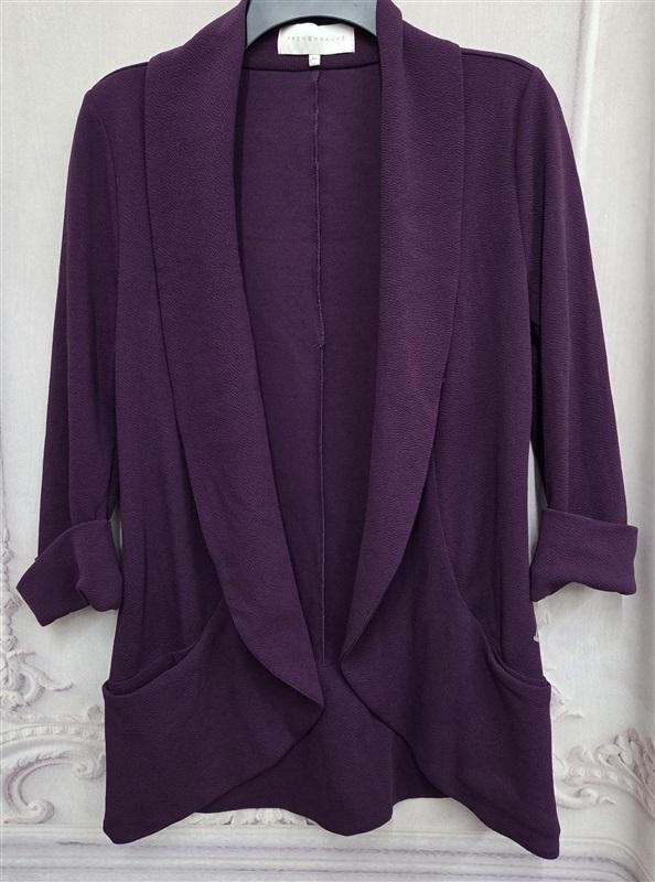 NWOT French Mauve M Melanie Knit Jacket Pickled Beet Purple 130737