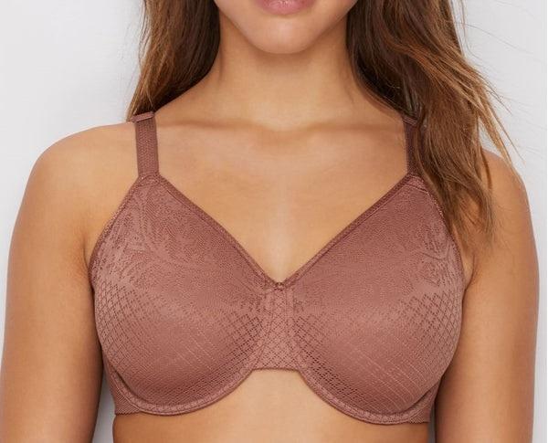 NWTD Wacoal 40D Visual Effects Minimizer Bra 857210 Brown 130743
