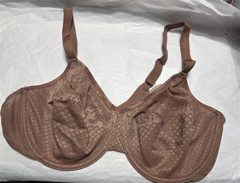 NWTD Wacoal 40D Visual Effects Minimizer Bra 857210 Brown 130743
