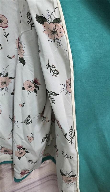 NWOTD Skies are Blue 2X Asa Knit Blazer Jacket Blue Green 130744