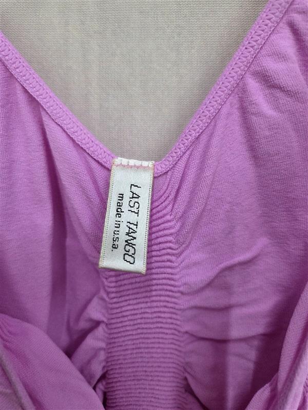 NWOT Last Tango M/L Ruched Seamless Purple Lilac 1435 Sleeveless Top 130745