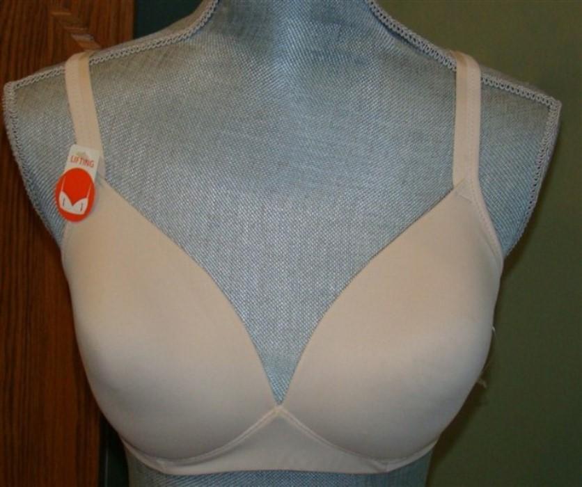 NWOt Warner's 34B Elements Of Bliss Wire-Free Bra with Lift 1298 Beige 130751