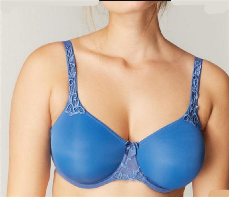NWT Simone Perele 38E Andora Minimizer Bra 131382 Blue 130763