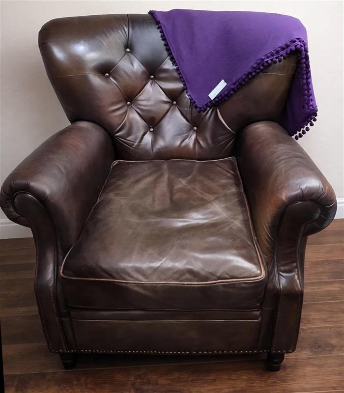 NWT Michael Stars 60" x 60" Pom Pom Trim Blanket Wrap Scarf Purple 130767