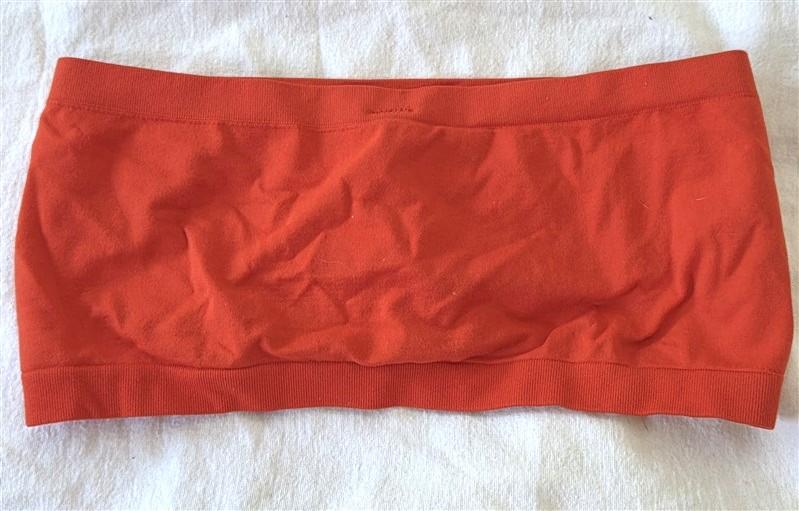 NWT Last Tango S/M Orange Seamless Tube Top Bandeau 130769