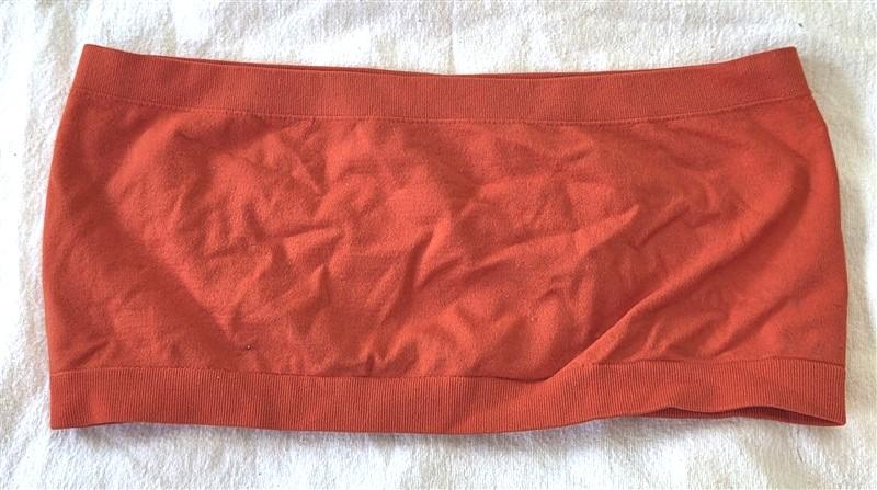 NWT Last Tango S/M Orange Seamless Tube Top Bandeau 130769