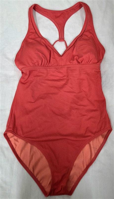 NWT Prana Kahri S Strappy One Piece UPF50 Orange Swimsuit 130788