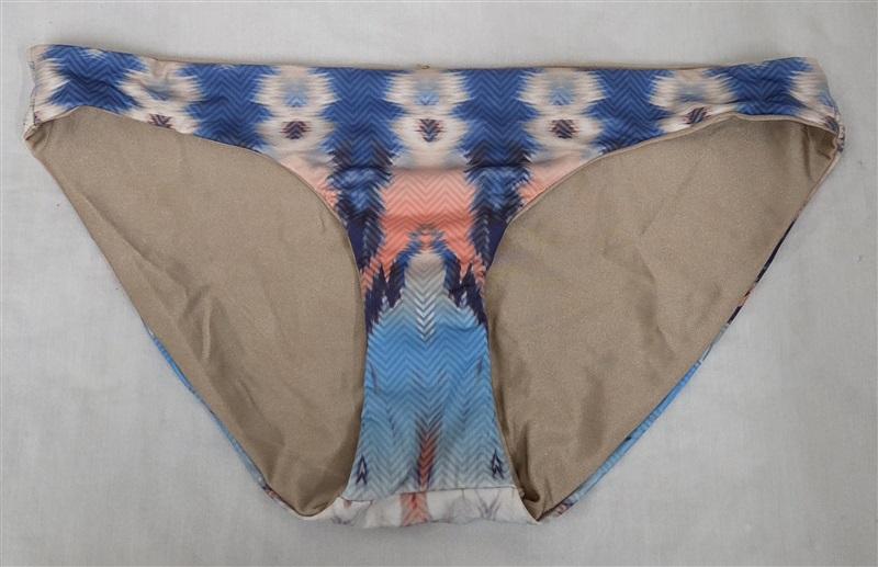 NWOT Water Glamour Skinny Jesse Bikini Bottom Festival Tie Dye Nude Swim 130793