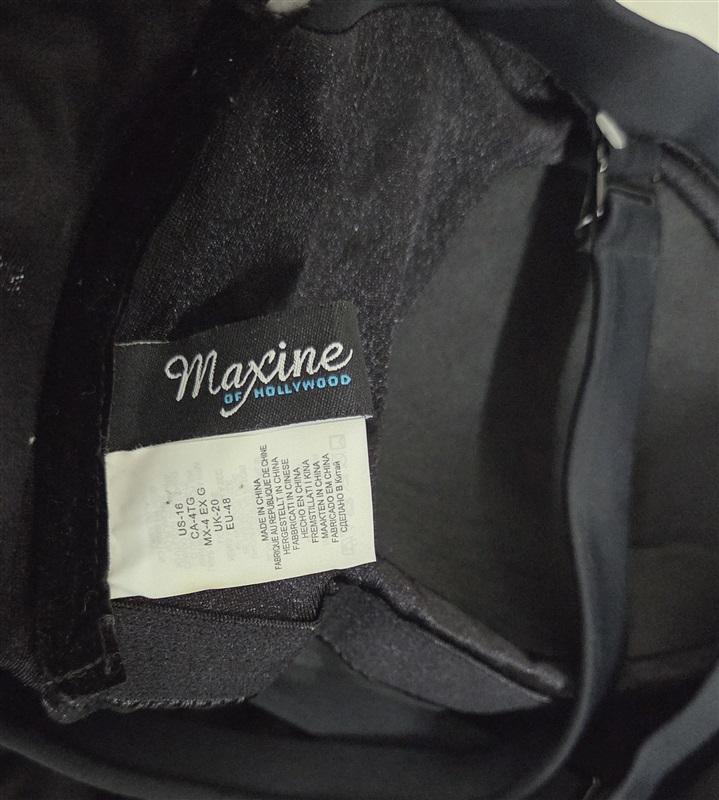 NWOT Maxine Of Hollywood 16 In Full Bloom Wide Strap Sarong 1PC Swimsuit 130803