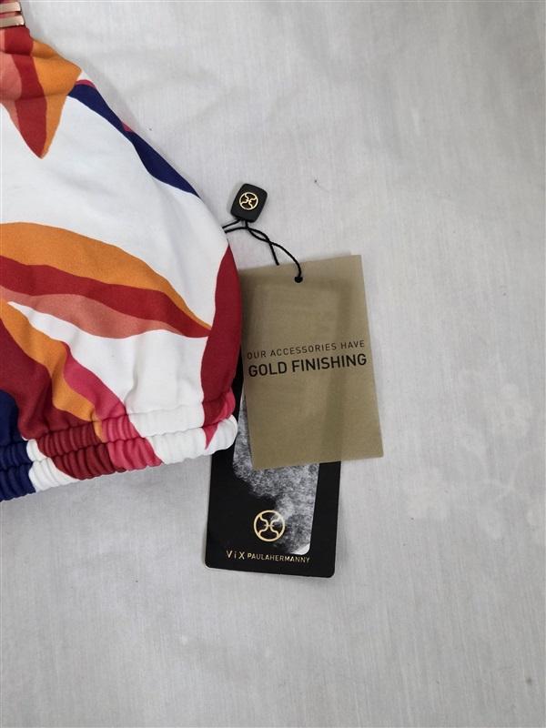 NWT Vix Paula Hermanny Guana D Cup Triangle Bikini Swim Top 130807