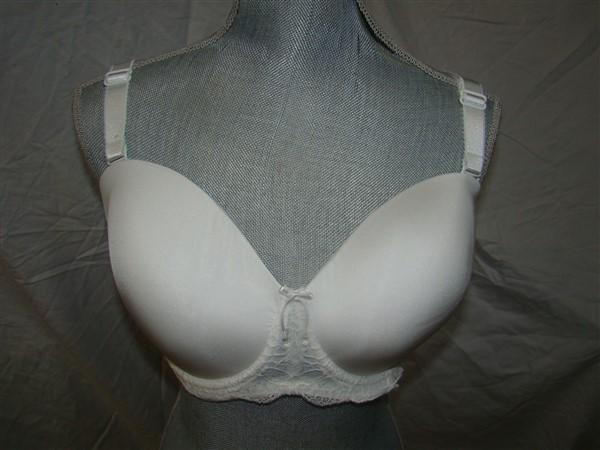 NWT Parfait 38D Elissa Full-Figure Convertible Strapless Bra P5011 White 130832