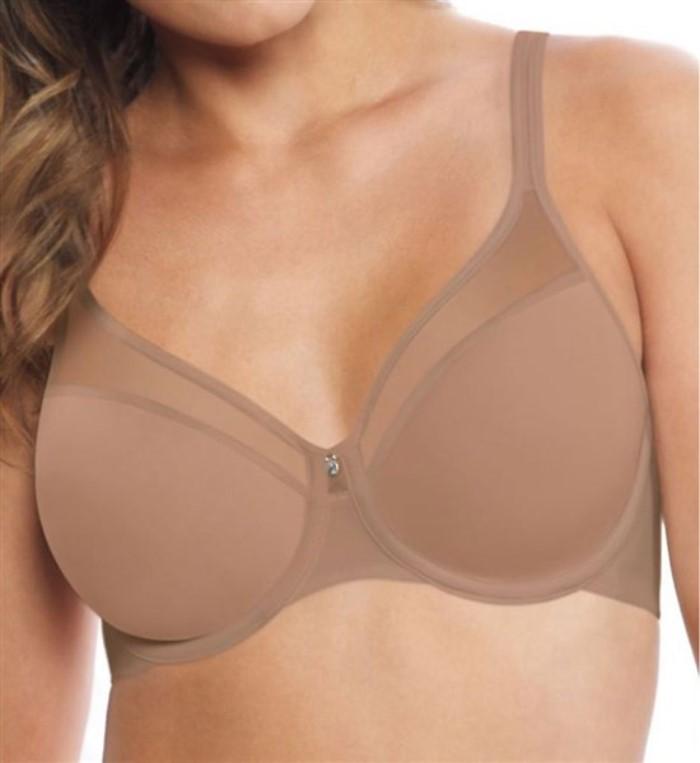 NWOT Bali 36DD 1 Smooth U Light Convertible Full-Coverage Bra 3439 Beige 130844