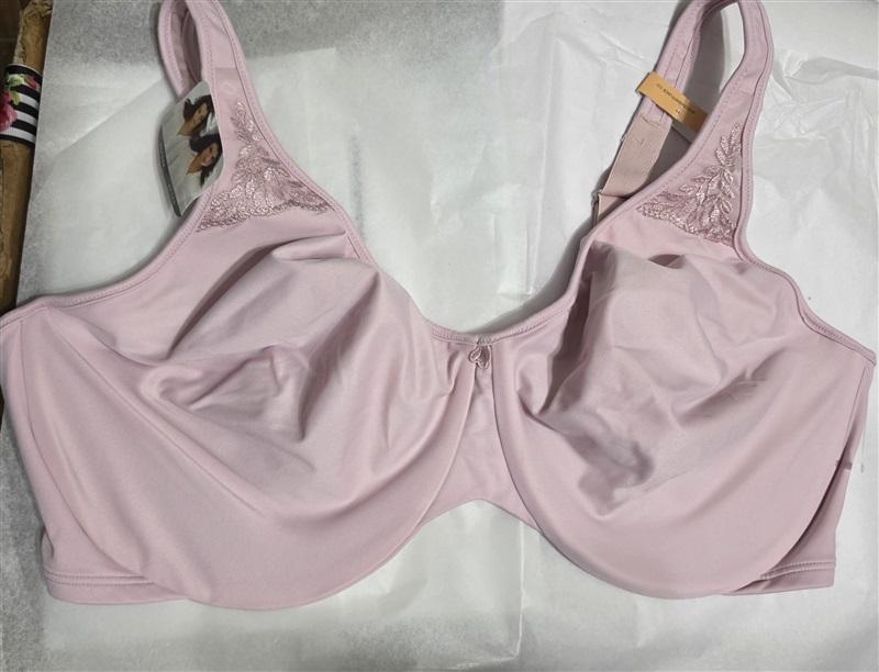 NWOT Bali 42G Passion for Comfort Minimizer Underwire Bra 3385 Pink 130845