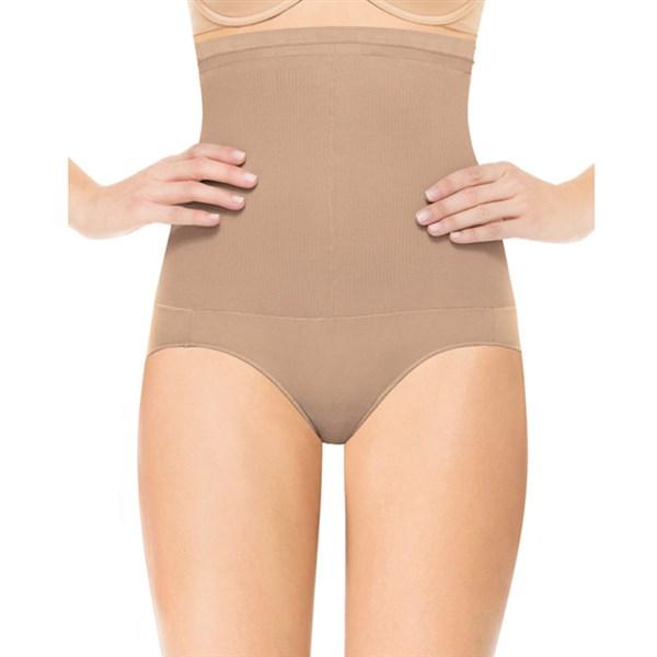 NWOT Spanx 3 Assets Red Hot Label High Waist Shaper Panty Beige 130860