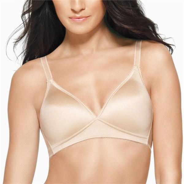 NWOT Wacoal 36D Nude Basic Beauty Wire Free Soft Cup Bra 856192 Beige 130896