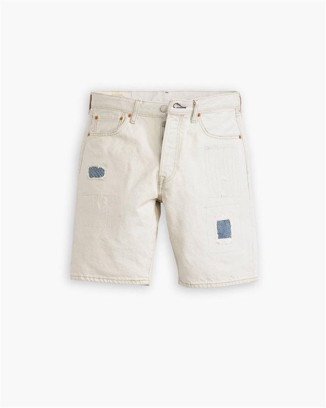 NWT Levis 29 Original Fit 501 Hem 9" Distressed Denim Jean Shorts 130905