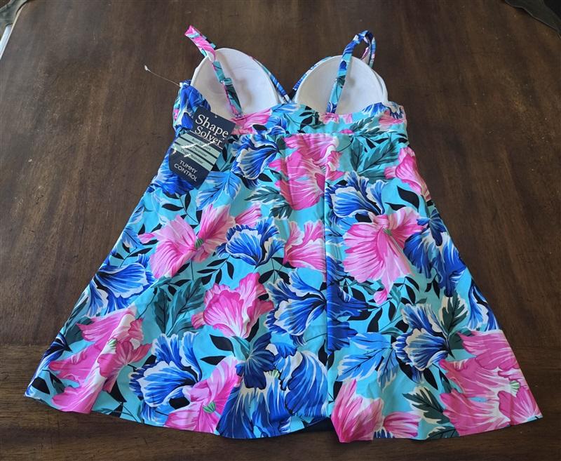 NWT Shape Solver 16 Beach Flyaway 1PC Tropical Swimsuit 130912