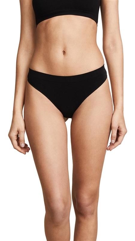 NWOT Cosabella L/XL Free Cut Micro Thong Panty Black 130959
