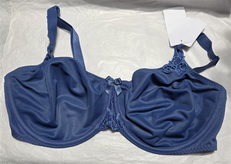 NWT Simone Perele 34F Andora Minimizer Bra 131382 Blue 130960
