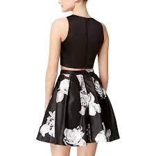 NWT Sequin Hearts Sz 3 Sleeveless Scoop Neck Crop Top Black 130970