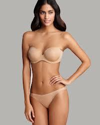 NWT Calvin Klein 36D Beige Strapless Bra Naked Glamour Push Up F3493 130974