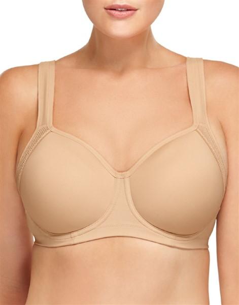 NWOT Wacoal 36C Contour Spacer Underwire Sports Bra 853302 Beige 130978