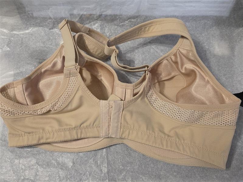 NWOT Wacoal 36C Contour Spacer Underwire Sports Bra 853302 Beige 130978