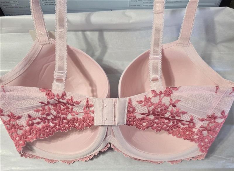 NWT Wacoal 34G Pink Embrace Lace Underwire T Shirt Bra 853191 130996