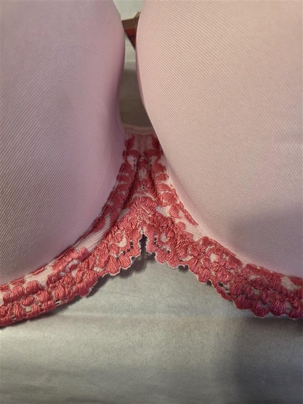 NWT Wacoal 34G Pink Embrace Lace Underwire T Shirt Bra 853191 130996
