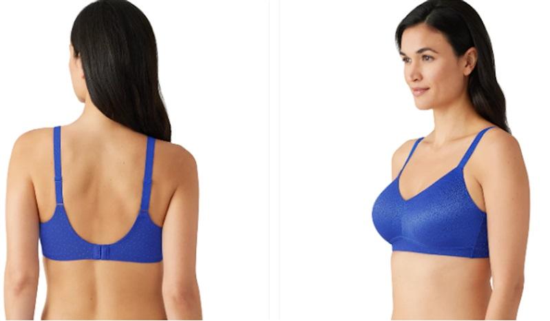 NWT Wacoal 36B Back Appeal Wire-Free Bra 852303 Pink 131005
