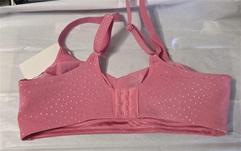 NWT Wacoal 36B Back Appeal Wire-Free Bra 852303 Pink 131005