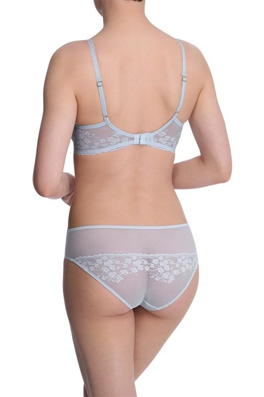 NWT Natori 32C Cherry Blossom 721191 Convertible Bra Blue 131009