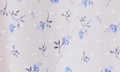 NWt Eileen West 3X Swiss Dot Blue White Rose Sleeveless Chemise Nightgown 131015