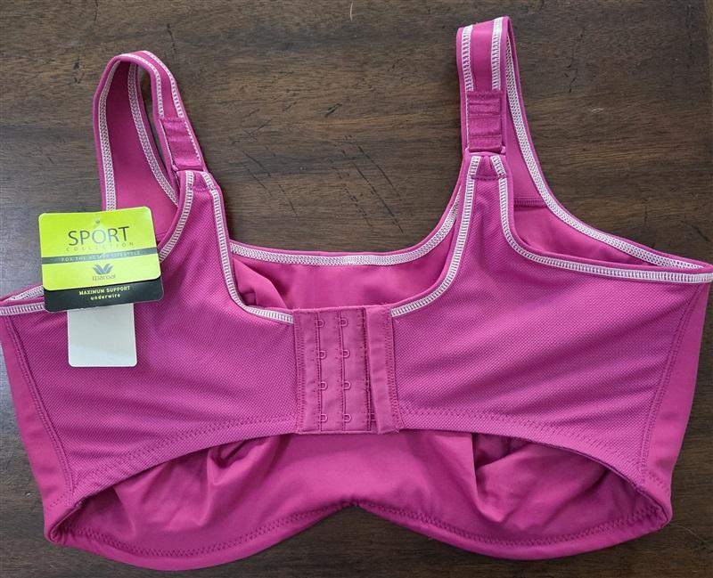 NWt Wacoal 36C Pink Sport Underwire 855170 Pink 131037
