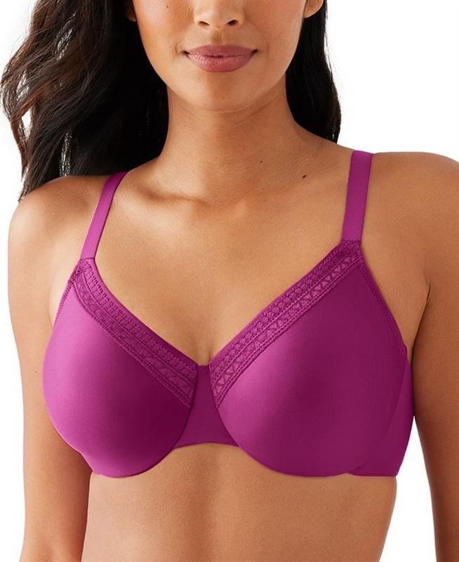 NWT Wacoal Perfect Primer 34DDD Full Figure Underwire Bra 855213 Pink 131040