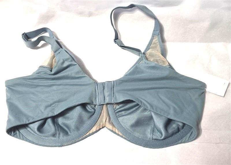 NWT Chantelle NORAH 36DD SEAMLESS COMFORT BRA Black 13F1 Teal 131048