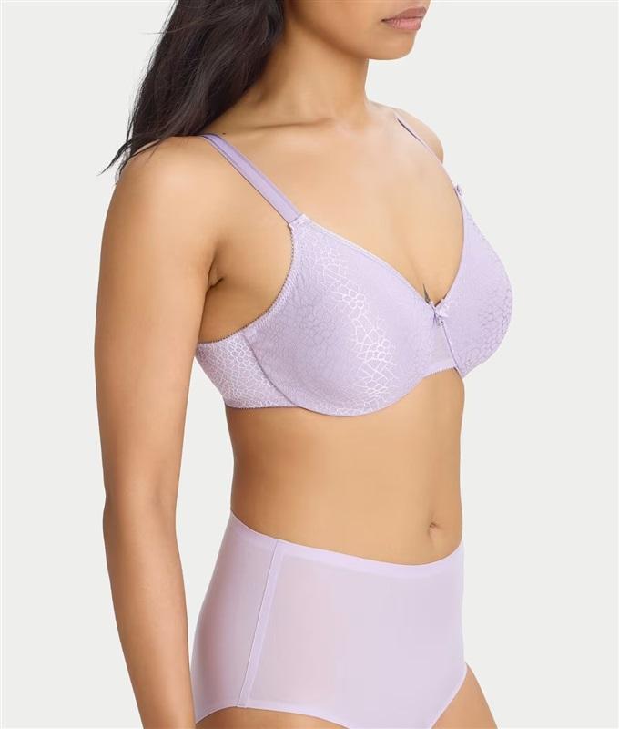 NWT Chantelle C 38D Magnifique Seamless Underwire Bra 1891 Purple 131050