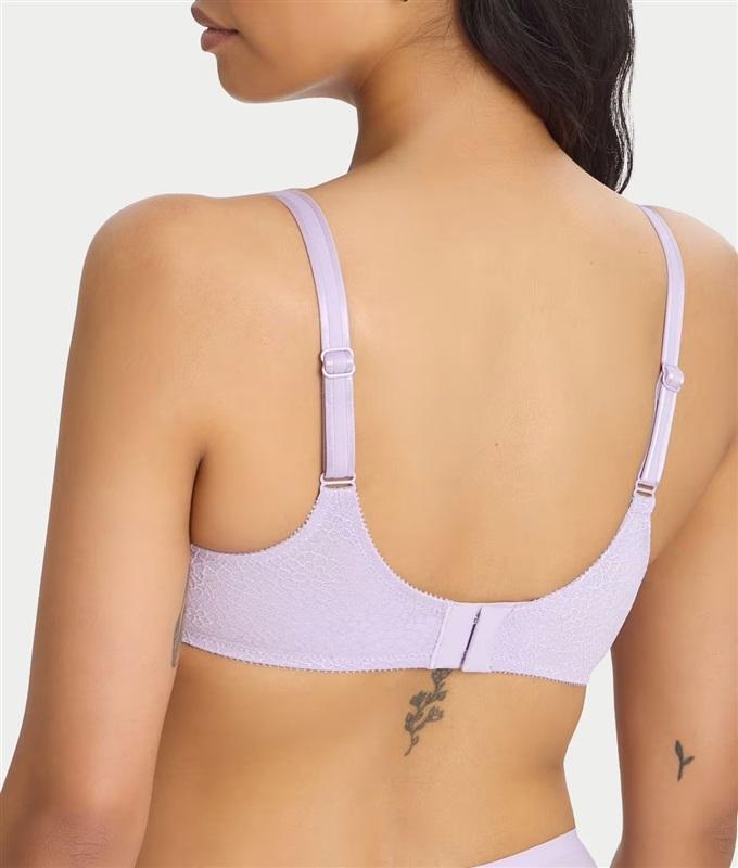 NWT Chantelle C 38D Magnifique Seamless Underwire Bra 1891 Purple 131050