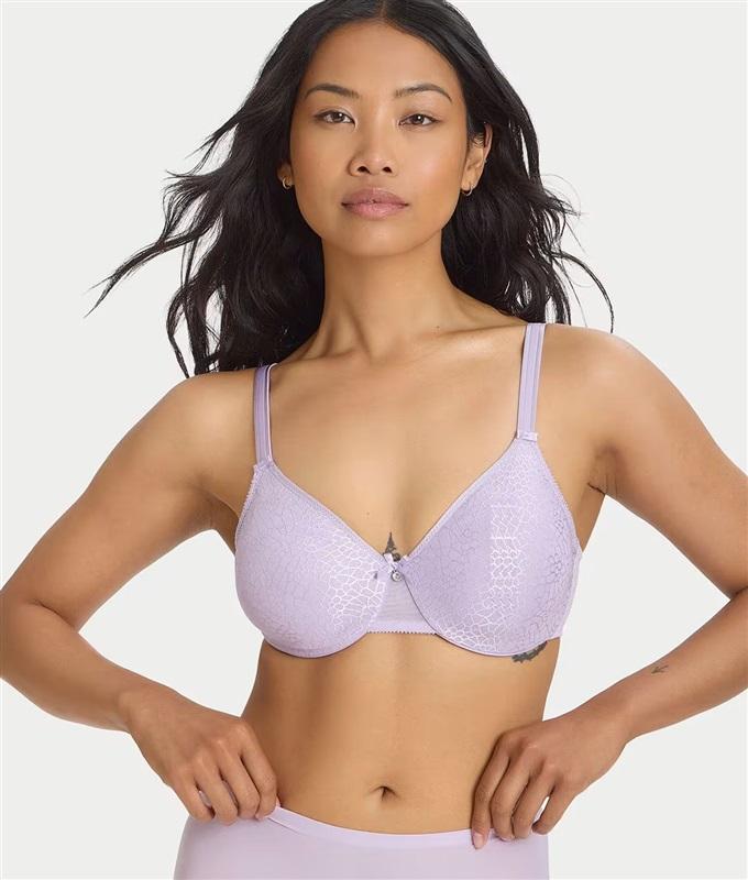 NWT Chantelle C 34DD Magnifique Seamless Underwire Bra 1891 Purple 131052