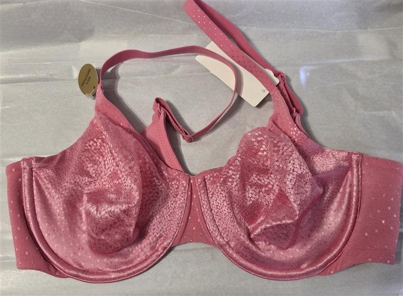 NWT Wacoal 36D Back Appeal Underwire Bra 855303 Coral Pink 131060